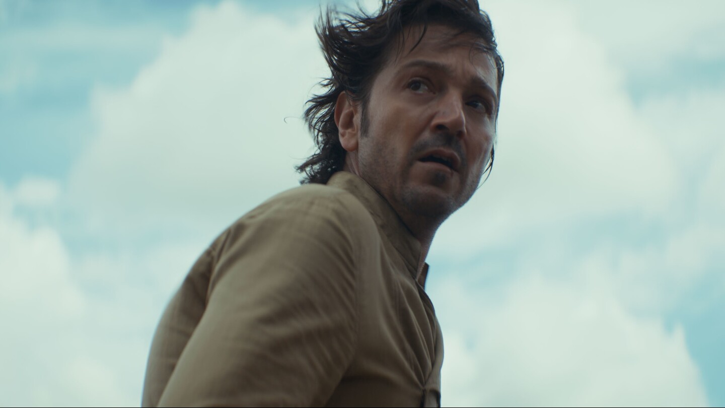 Cassian Andor (Diego Luna) in Lucasfilm's ANDOR Season 2; exclusively on Disney+