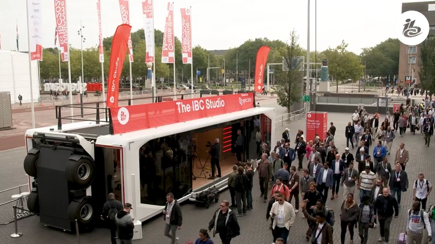 IBC Studio puts exhibitors in front of the camera